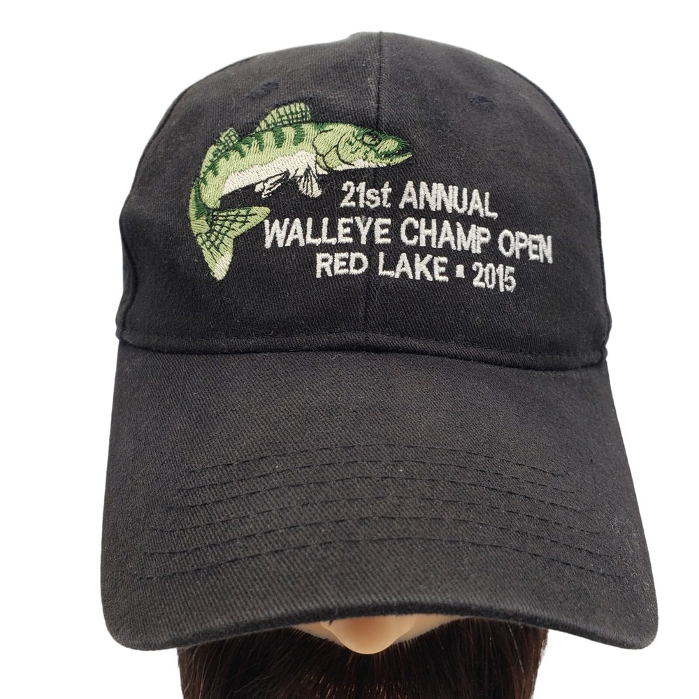 21st Annual Walleye Champ Open Red Lake MN 2015 Fishing Hat Baseball Cap